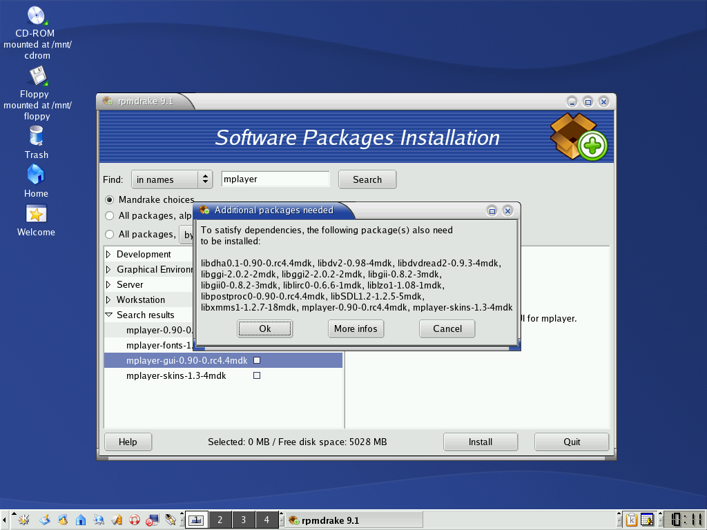 Software Packages Installation